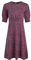 Weird Fish Cassandra Organic Cotton Jersey Swing Dress Dark Raspberry Size 10
