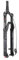Mountainbikes Federgabel 26 27,5 29 Zoll Luftgabel 140mm Federweg 1-1/2 Konische Fahrrad Vorderradgabel Scheibenbremse Fahrradgabeln 9*100mm QR Dämpfungseinstellung HL/RL(Tapered-remote,26)