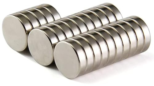 Magneteksan 20 Pcs 12mm x 3mm Small Strong Neodymium Magnets for Fridges, Whiteboards, Crafts, DIY, Photos, Tools & More (Size Options Available)