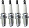 Zündkerze 4 Stück/6 Stück 03F905600A IZFR6P7 Iridium-Zündkerze/Passend for Audi A1 A3 Beetle 1.2 TFSI/Passend for VW 1.2 / Passend for Seat/Passend for Skoda Golf Polo Altea Ibiza Leon Fabia(4Pc