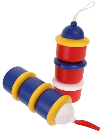 Warmhm 2stücke Milchpulverbox Mit Mehreren Fächern Aus Pp-material Verschließbarer Deckel Babynahrungsbox Für Unterwegs Robust Und Langlebig Für Langzeitgebrauch