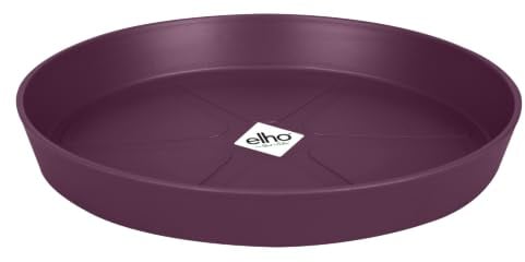 elho loft urban untersetzer rund 34cm Untersetzer - Ahorn Lila | Ø 34.1 x H 4.4 cm | Für den Außenbereich geeignet