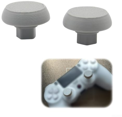 Joystick di ricambio per PS4 per controller dualshock 4, impugnature anti-deriva per il pollice per fissare accessori da gioco alla deriva (grigio)
