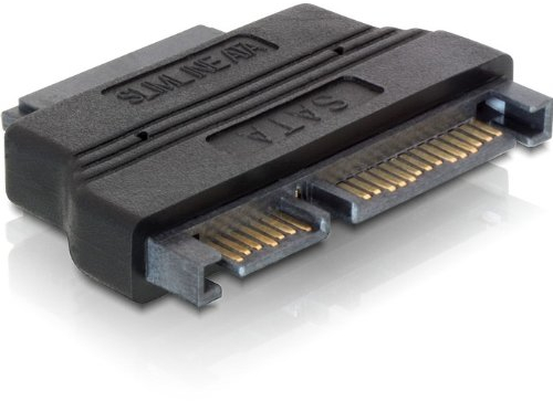 DeLOCK Adapter SATA(M) 22pin -> SATA(F) 13pin Slim