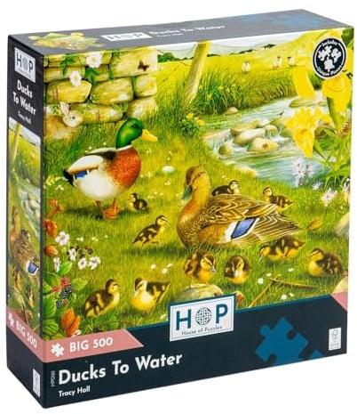 The House of Puzzles Ducks to Water, Big 500 Piece Jigsaw