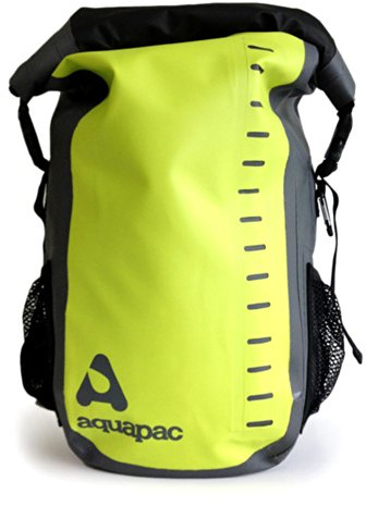 Aquapac Wasserdichter Daypack Toccoa, Grün-Grau, 41 x 31 x 20 cm, 791 | Wasserdichter Rucksack, strapazierfähiges, mit Polyester verstärktes Vinyl, hergestellt in Großbritannien, 5 Jahre Garantie
