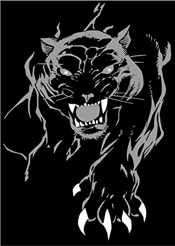 Panther Paw Angry Hochwertigen Auto-Autoaufkleber 8 x 12 cm