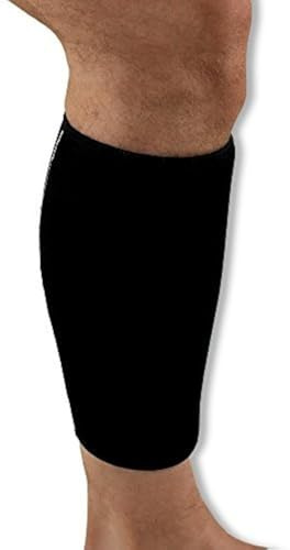 NeoPhysio Medical Grade Wraparound Neoprene Calf Support Perfect for Shin Splints, Muscle Tears, Pains and Sprains