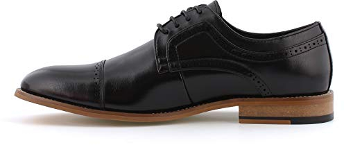 Stacy Adams Men's Dickinson Cap Toe Oxford, Black, 14 W US