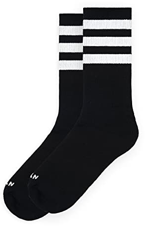 Back In Black II - Mid High - Sportsocken für Männer und Frauen, Crossfit-Socken, Padelsocken, Laufsocken, Fahrrad-, Fahrrad- und Skatesocken.