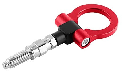 Universale auto rimorchio gancio di traino anello, Keenso auto rimorchio in lega di alluminio anteriore di traino gancio di traino anello occhio di traino gancio di traino kit per serie e