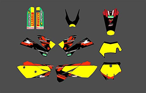 DST0404 Personalizado Motorcross motocicleta pegatinas kit de gráficos para EXC 2005 2006 2007