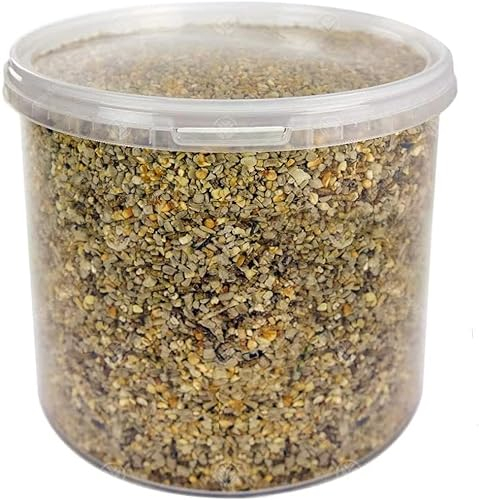 GardenersDream Robin & Songbird Mix | Nutritious Wild Bird Food for Garden Birds | Free of Husks & Germinating Seeds | Premium Quality Source of Protein and Energy | Year-Round Feed Mixture (1L Tub)