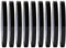 Fodattm 9 Rollen 6 mm breites selbstklebendes Künstler-Klebeband, Rasterband, Grafikkunst, dünnes Klebeband, trocken abwischbar, Markierungsbänder, Whiteboard-Rasterband, 70 Meter pro Rolle (schwarz)