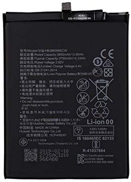 Generico Batteria HB386590ECW Compatibile per Huawei Honor View 10 Lite, Honor 8X