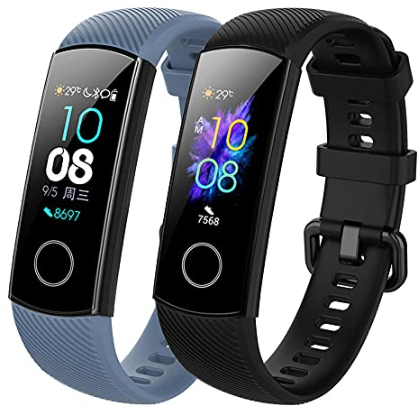 MIJOBS Honor Band 5 Band 4 Braccialetto di Ricambio Polso Cinturino per Honor Band 5 4 Universale in Sport Cinturino Sportivo(Non Include Host)