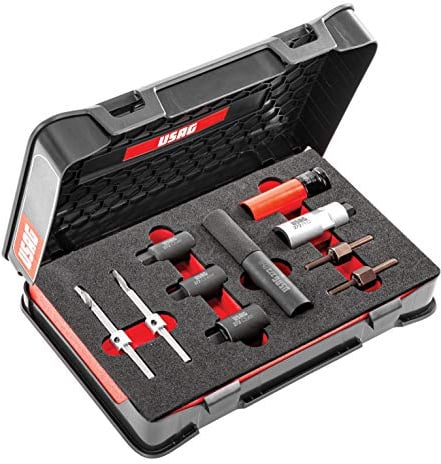 USAG U02720001 Kit Universale per la rimozione di Dadi e Viti antifurto, Nero