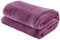 Erwin Müller Teddy-Fleece-Wohndecke, Fleece-Decke, Kuscheldecke - flauschig weich, pflegeleicht - Orchidee Größe 130x170 cm