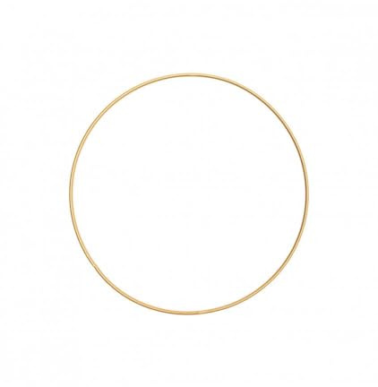 Metallring 'Rico Design' rund gold 20 cm
