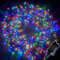 SHATCHI 2000LEDs Christmas Tree Compact Cluster Fairy Lights Multifunction 8 Light Modes, Timer Green Cable Indoor/Outdoor Low Voltage Holiday Home Decorations