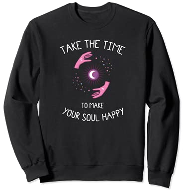 Make your Soul happy I Yoga Motiv für Yogi Meditation Sweatshirt