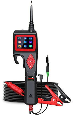 TopDiag P200 Power Circuit Probe Tester Kit, 9-30V Automotive Electric Tester Tool, Multimeter/Activating Component/Relay/Fuel Injector/Oscilloscope/0~5V Power