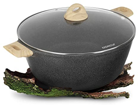 KASANOVA Eco Petra Evolution Cacerola 36 cm con tapa