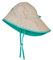 Finkid Ranta Sport Beige - Wasserabweisender leichter Kinder Sommerhut, Größe 48 - Farbe Pebble - Waterfall