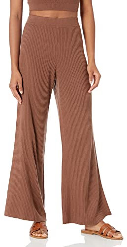 The Drop Catalina Pantalon de Survêtement pour Femme, Côtelé, à Enfiler, Grain de Café, XS