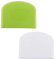 Dough Scraper, Plastic Pastry Pizza Cutter Chopper Multipurpose Kitchen Tool, Green and White