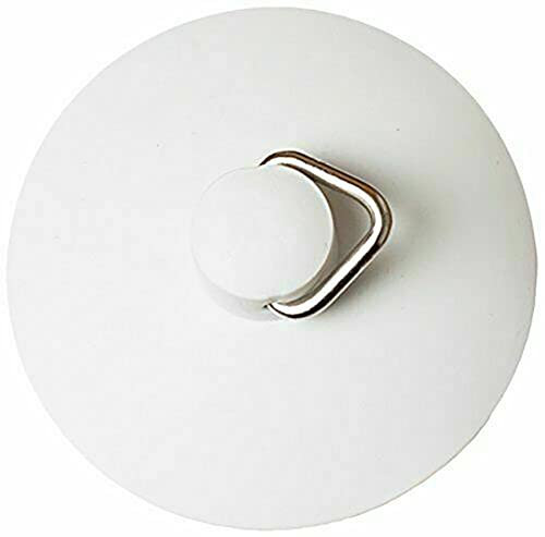 fiXte Bouchon universel pour lavabo ou baignoire Blanc 57 mm