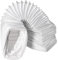 Tuyau d'évacuation d'air flexible en PVC pour climatisation, hotte aspirante, sèche-linge (110 x 55/6 m)