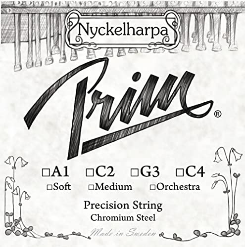 Prim Nyckelharpa-Saiten Nyckelharpa Chromstahl A1 Medium