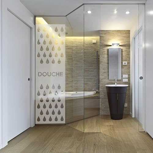 Ambiance - Adhesivo Decorativo para Ventana antimiradas, 120 x 35 cm