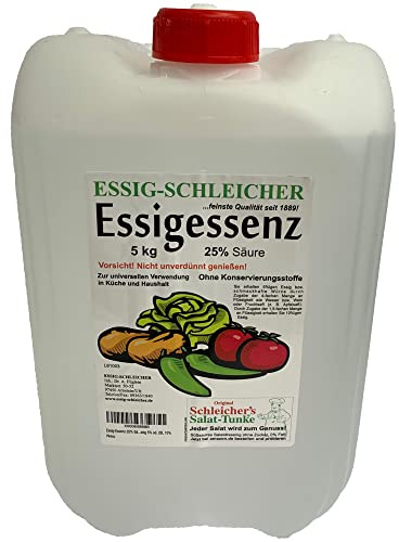 Essig-Schleicher Essig-Essenz 25% Säure | 5KG | Made in Germany
