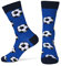 Benefeet Sox Lustige verrückte Herren-Socken für Jungen und Teenager, cooler, flippiger 3D-Druck, Grafik, Neuheit, Muster, nahtlos, athletisch, Basketball-Socken, Fußball, Blau, Medium