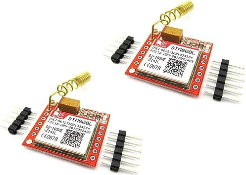 2 Stück SIM800L GSM GPRS Modul Antennen PCB Board Quadband