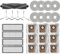MYAYD Lot de 26 accessoires pour robot aspirateur Dreame L10S Ultra/S10 Pro, Xiaomi Robot Vacuum X10 Plus, 1 brosse principale, 4 filtres, 4 brosses latérales, 8 chiffons, 9 sacs à poussière