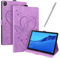 JayModCase Coque pour Huawei Mediapad M5 Lite 8 Pouces Housse Tablette avec Multi-Angle Housse Support Fonction Veille/Réveille Automatique(Pourpre)