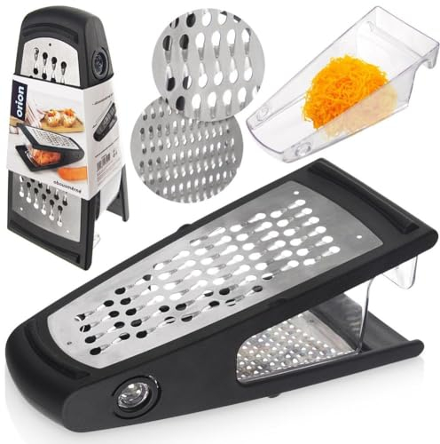 Rallador de cocina con recipiente de 4 cm