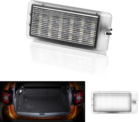 MTS Individual LED Kofferraumbeleuchtung Handschuhfachbeleuchtung Einstiegsbeleuchtung Interieur Innenraum Tür Leuchte Lampe Ambiente 6000K Kaltweiss (Passend für Dacia Sandero Duster Smart)