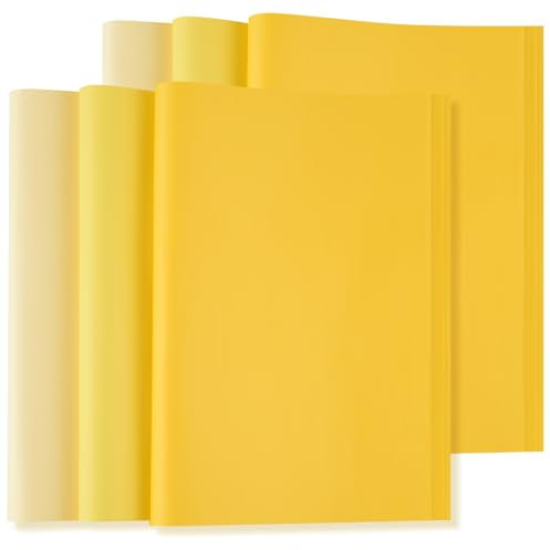 Bouiexye 120 Blätter Gelb Seidenpapier für Geschenktüten 50 x 37cm Seidenpapier Bulk Weihnachten seidenpapier verpackungsmaterial für Geschenkpapier Füller Blumen Geburtsta Hochzeit Dekor