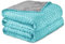 WINKAURA 15LB Weighted Blanket with Cover for Adults 86x 90, 2-Sided Microfiber Blanket with Premium Glass Beads for Deep Sleep, Cooling & Heating All-Season Thick Blanket