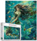 Sexy Girl Jigsaw Puzzles 1000 Stück für Erwachsene, Familien (Meerjungfrau, Korallenriff, Fische, Unterwasserwelt) Stücke passen perfekt zusammen 19.7''x27.6'' Aquarium Frameable Magic Puzzle Art Gift