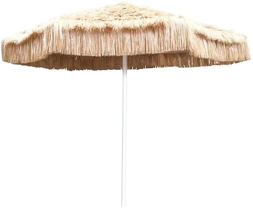 QUSYZD Sombrilla Grande de Paja de Playa para Exteriores, sombrilla antiredonda para Patio, sombrilla de Playa, sombrillas de Paja de imitación,