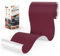 Xroam Kunstleder Selbstklebend, 12x160 cm Weinrot Leder Reparatur Patch, Lederflicken Selbstklebender, Kunstleder Reparaturset, Leder Patch Selbstklebend für Sofa, Autositze, Taschen, Jacken