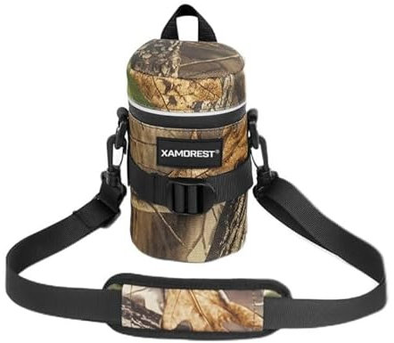 XAMOREST Kamera-Objektivtasche (Nylon, Blattgrün, XL (10.5cm x 18.5cm))