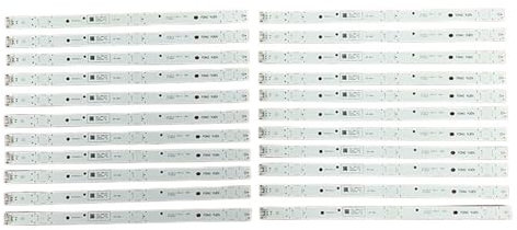 TVAAGHBCBR 3LED LED kompatibel for Hintergrundbeleuchtungsstreifen TV TH-55EX600A TH-55EX600K TX-55EX620 TX-55EX613E TX-55FX623E TNP4G623-1 MVCVTN-0(22 PCS for 1 TV)