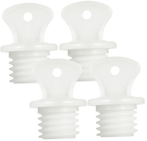 WRITWAA 4stücke Wärmflasche Verschluss Auslaufsicherer Gummi Stopfen für Warmflaschen Ersatzkappe mit Dichtungsdesign Passend für Viele Wasserbeutel Langlebig und Zuverlässig