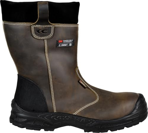 COFRA Brunico UK S3 CI SRC Stivali di Sicurezza in Nubuck Idrorepellente Antigelo per Ambienti Freddi con Puntale e Lamina Isolamento Termico Taglia 45